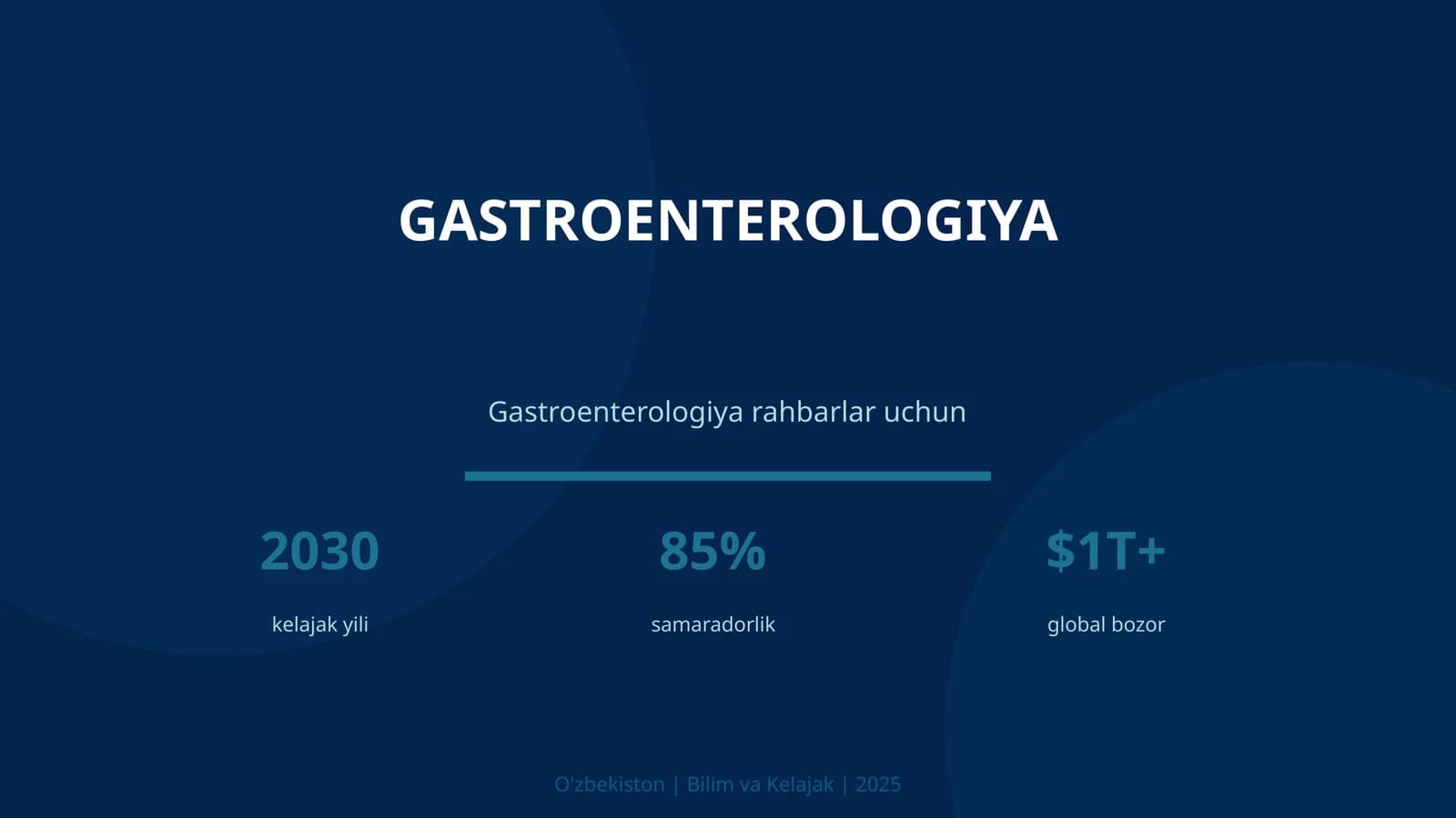 GASTROENTEROLOGIYA