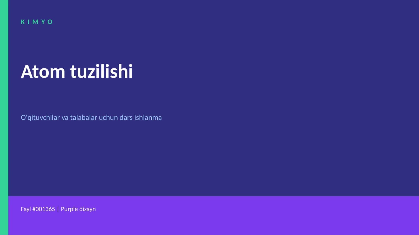 Atom tuzilishi