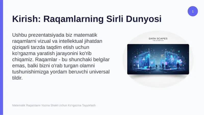 Raqamlarning Sirli Dunyosi