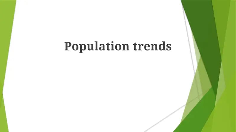 Population Trends