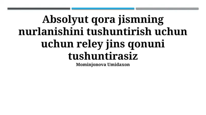 Reyli-Jins qonuni