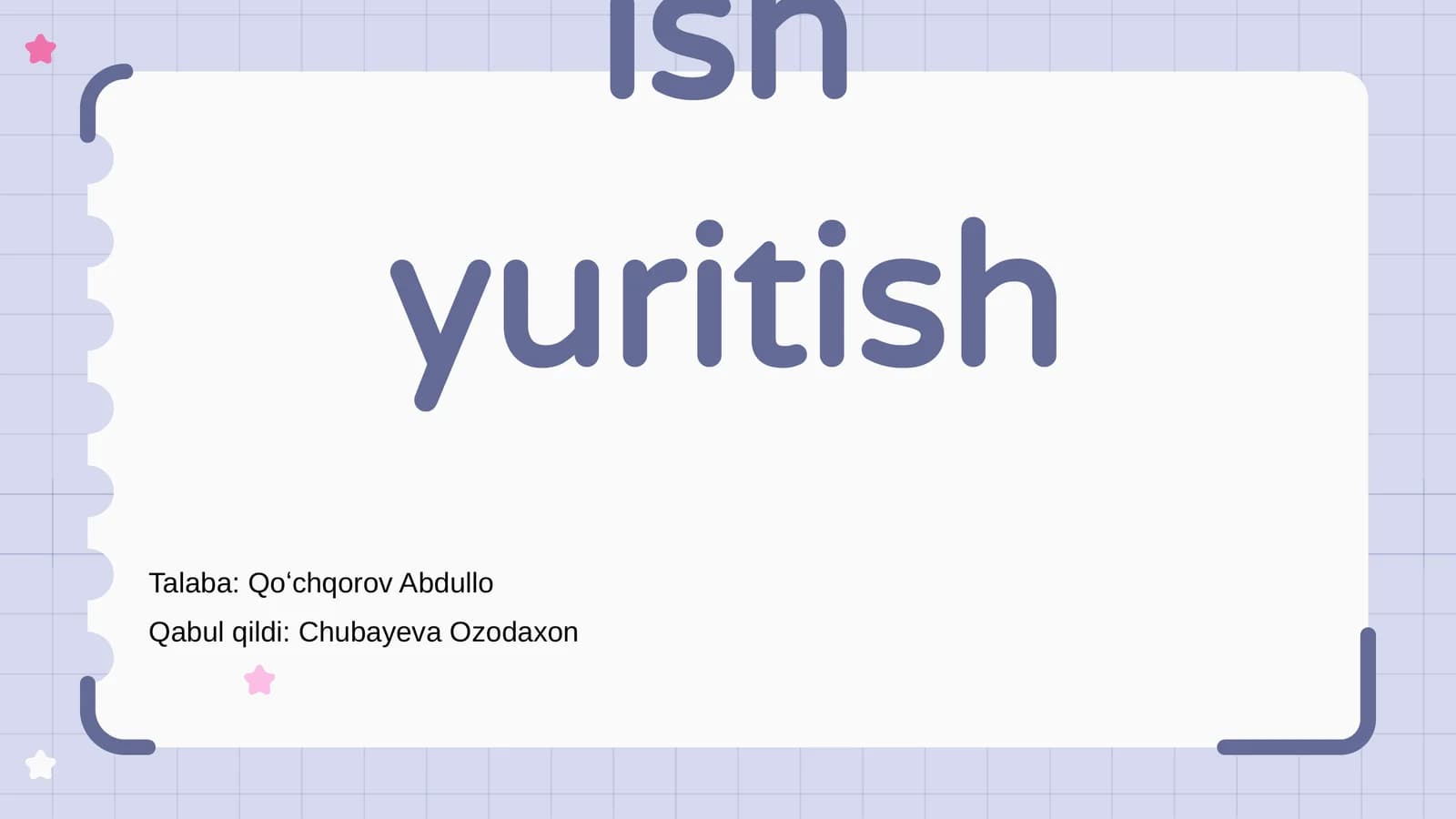 Korporativ nizolar boʻyicha ish yuritish