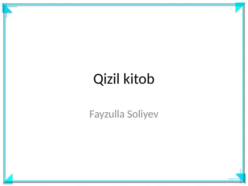 Qizil kitob