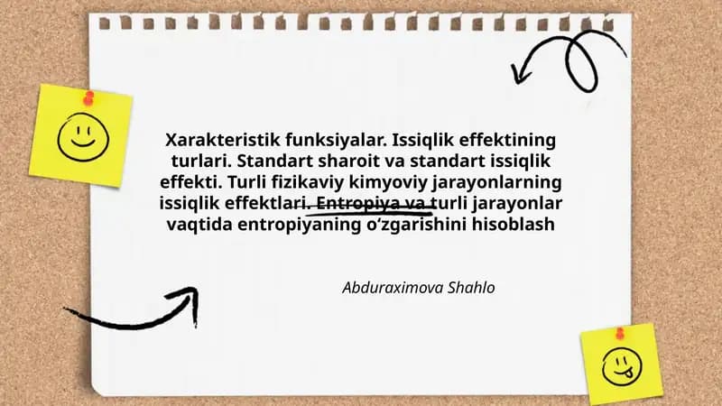 Issiqlik effektining turlari