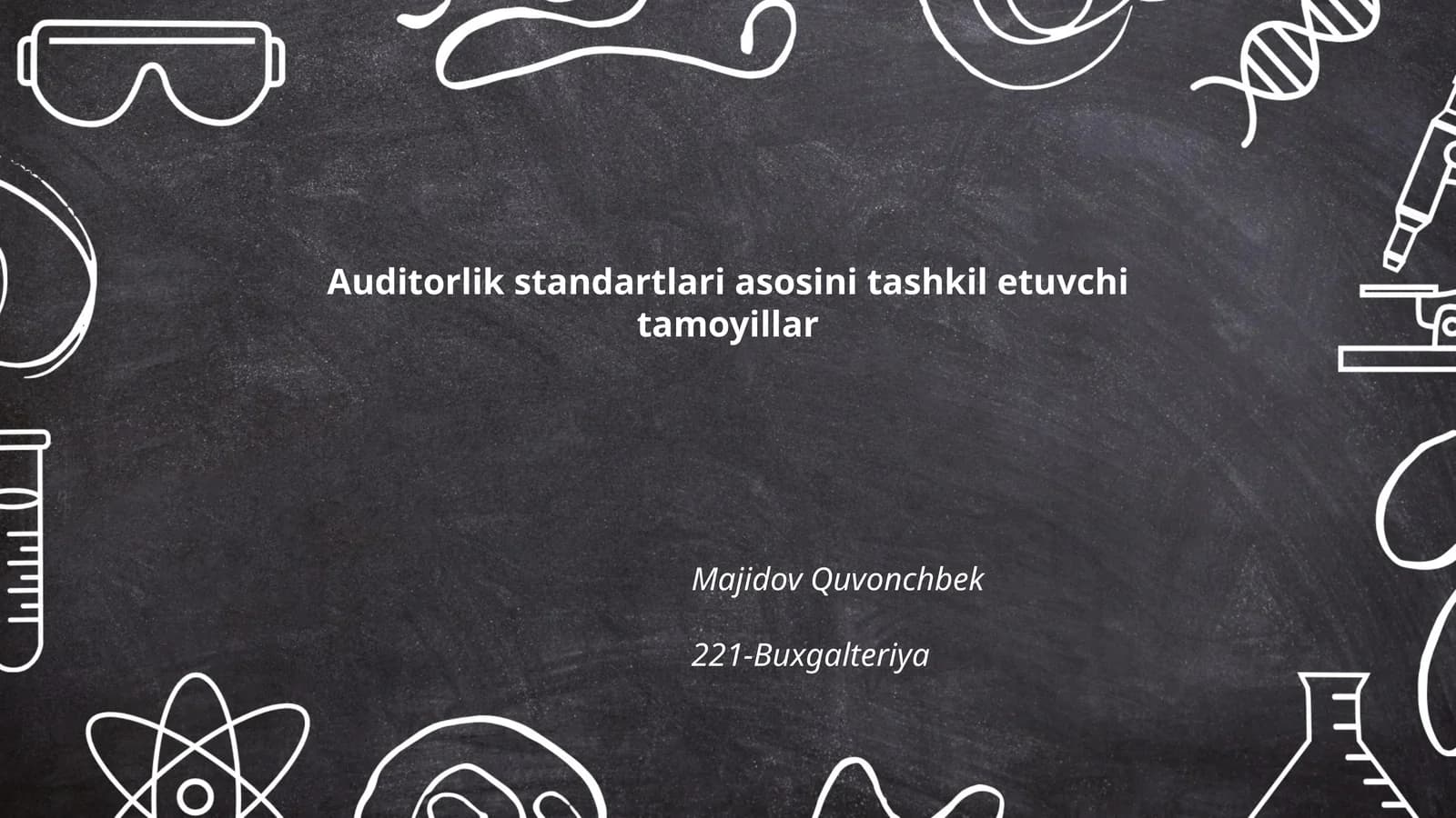 Auditorlikning mustaqillik tamoyili