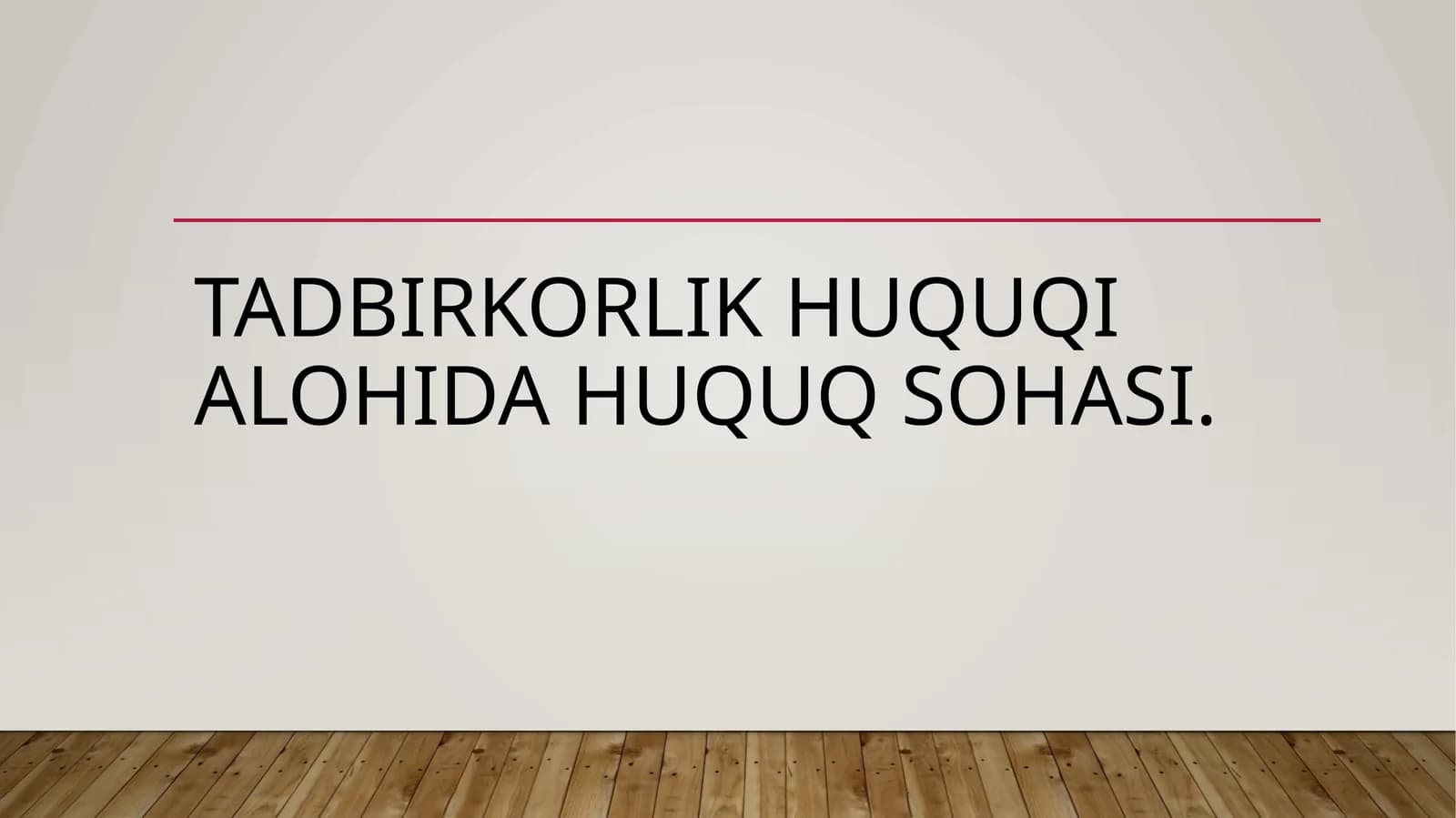 Tadbirkorlik huquqi