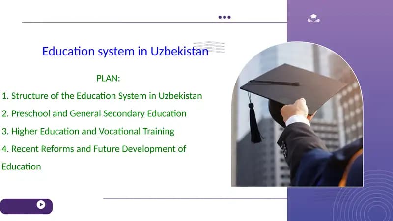 Education System in Uzbekistan