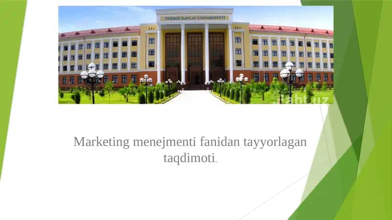 San'at marketingining nazariy konseptual asoslari