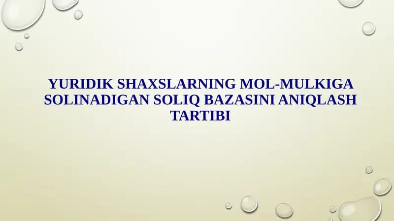 soliq to‘lovchilar