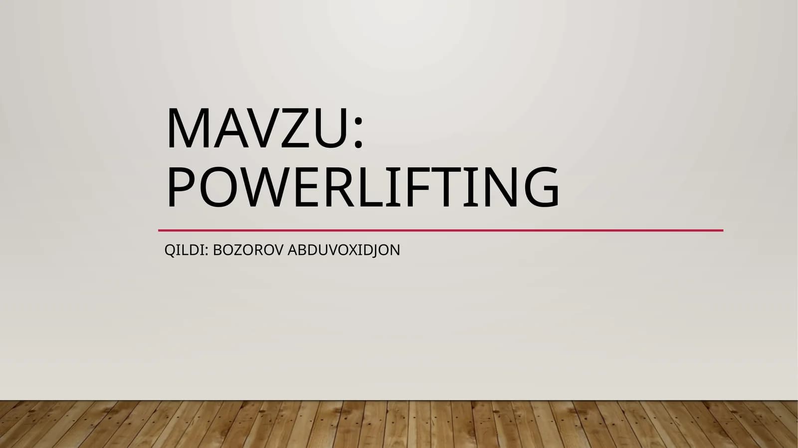 Powerlifting