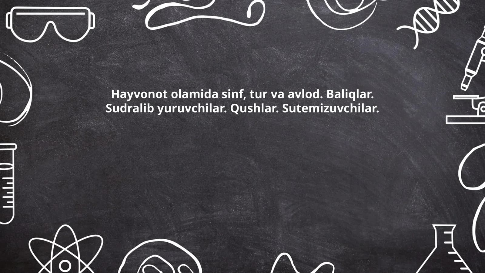Baliqlar sinflari