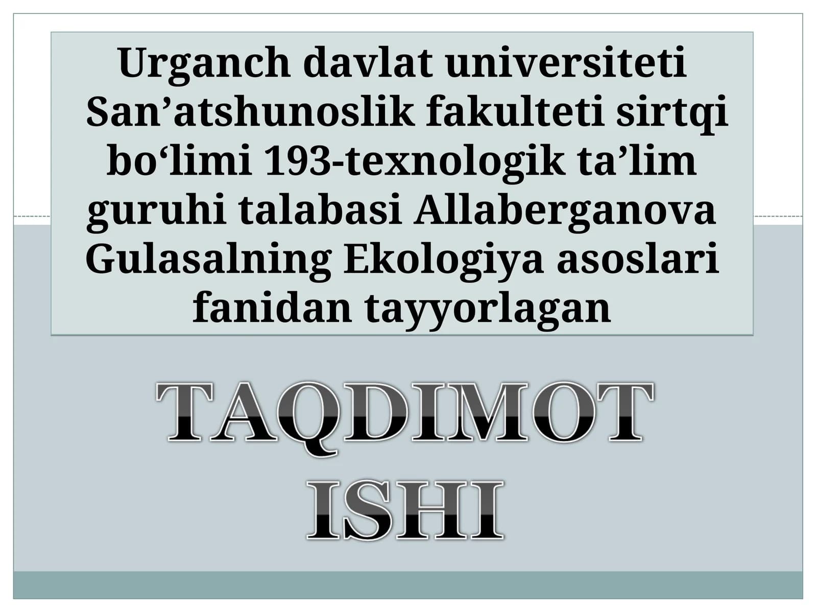 Organizmlar orasidagi munosabat tiplari