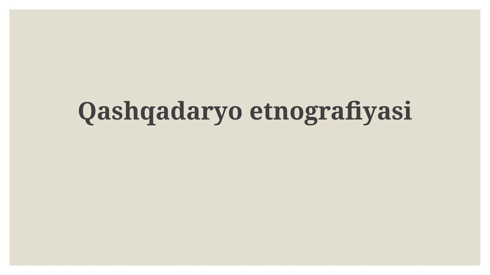 Qashqadaryoetnografiyasi
