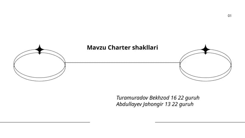 Charter shakllari