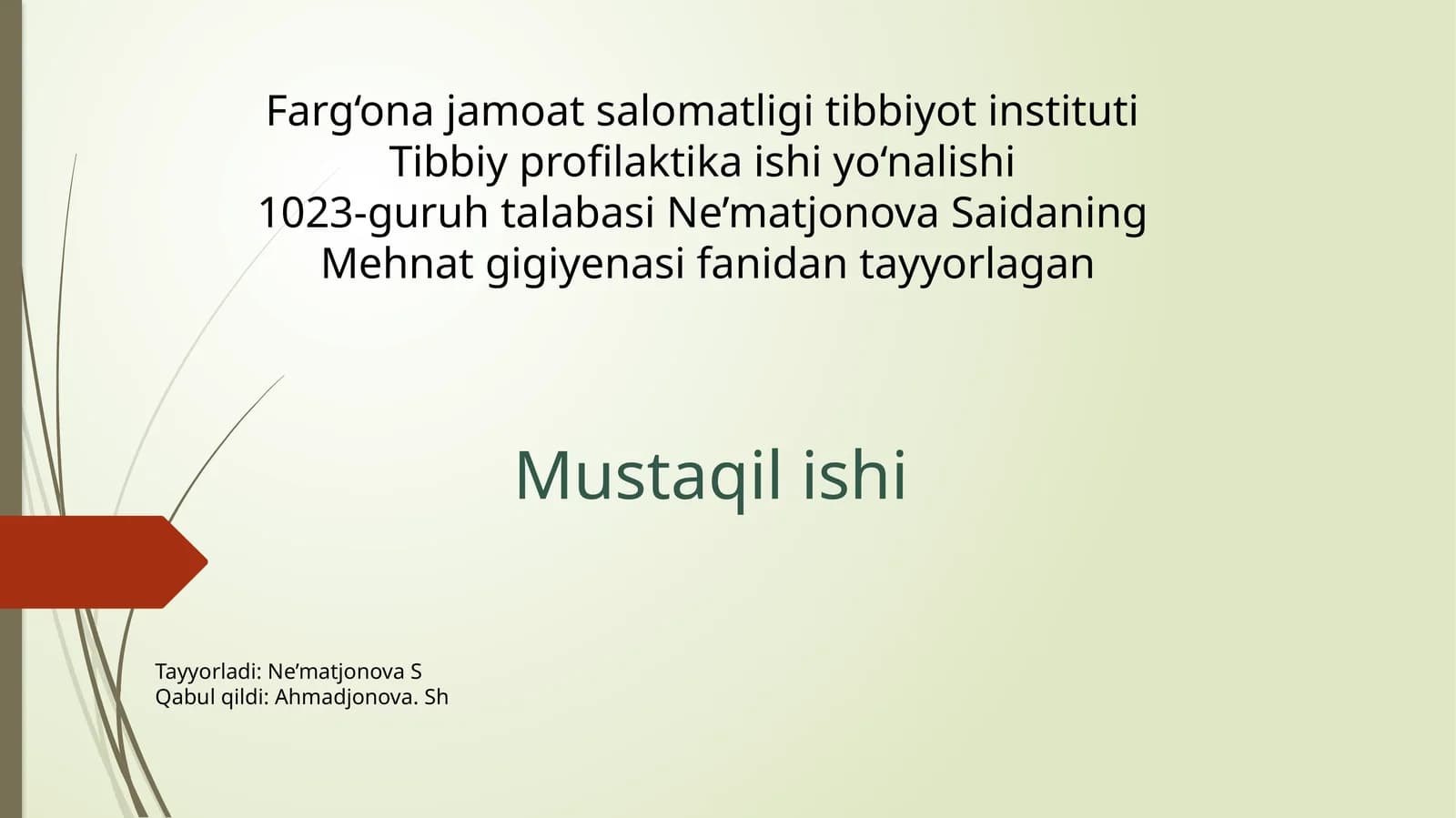 Mehnat gigiyenasi