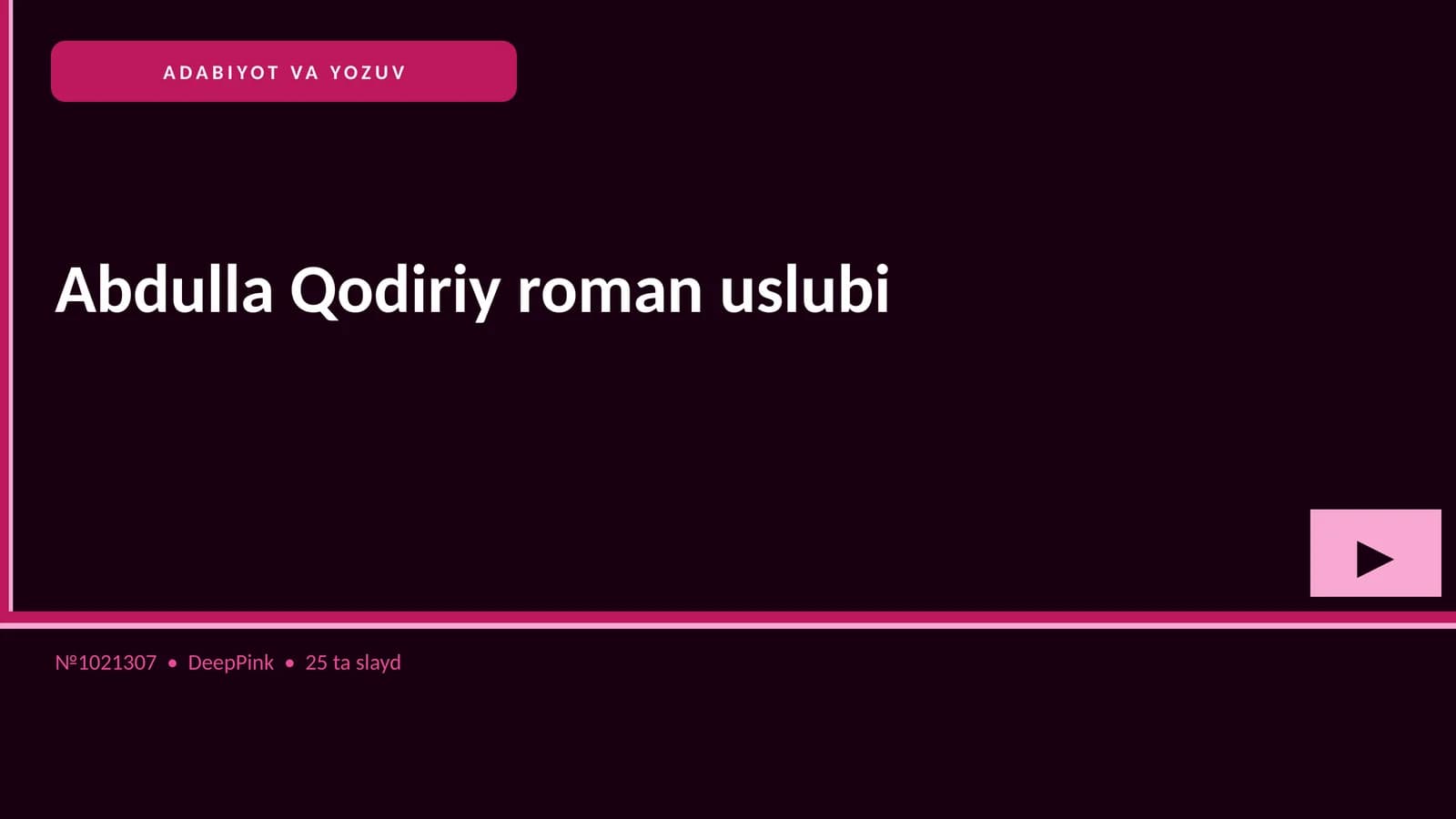 Abdulla Qodiriy roman uslubi