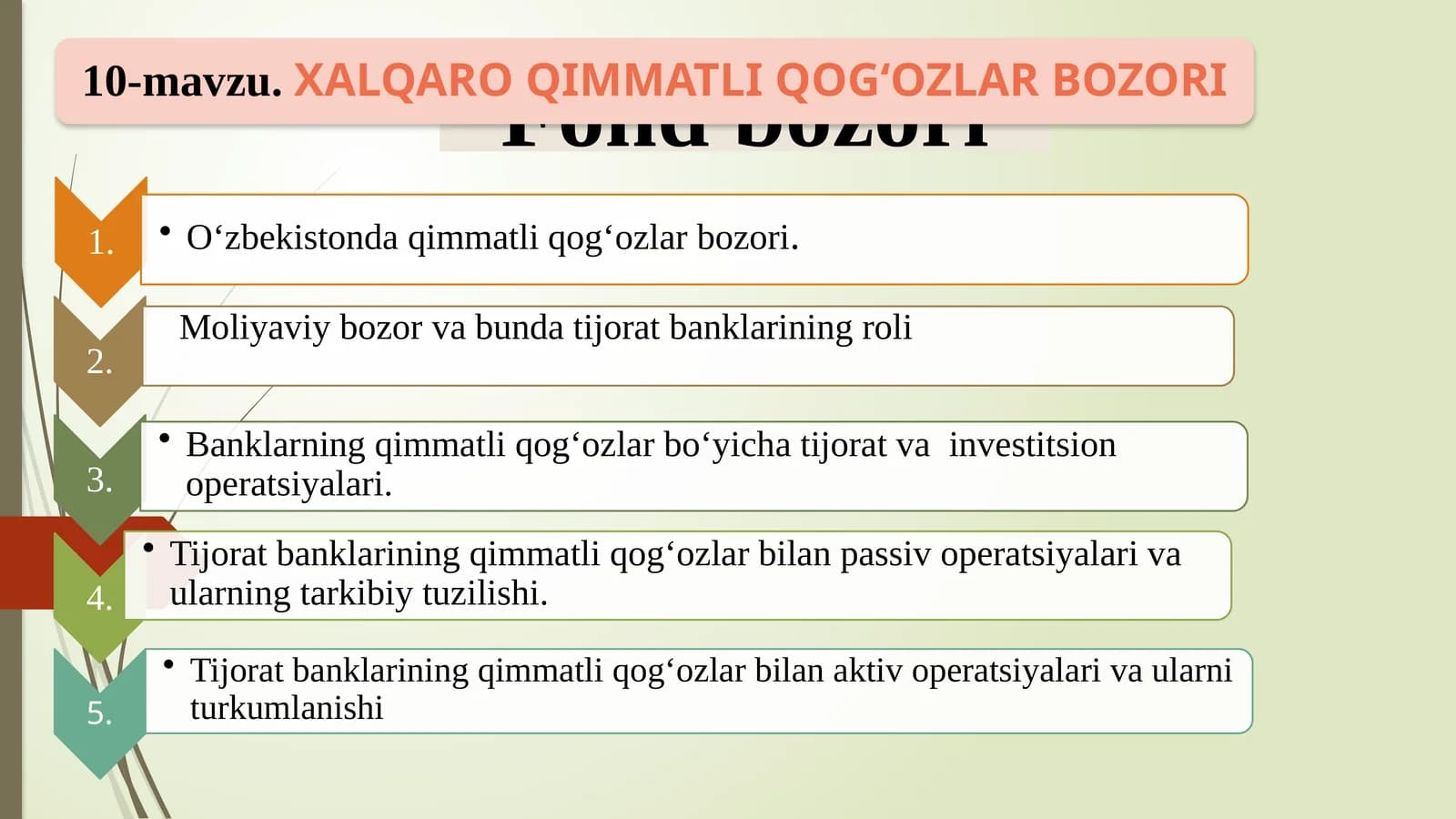 Fond bozori