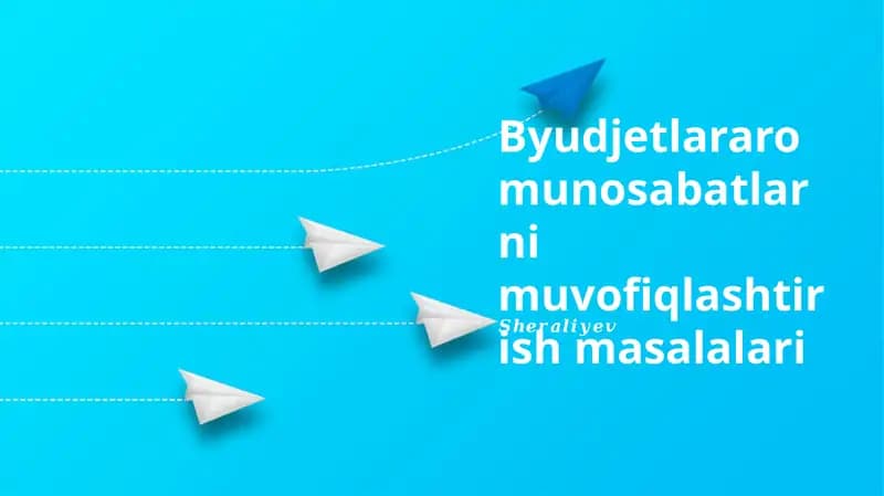 Byudjetlararo munosabatlarni muvofiqlashtirish masalalari