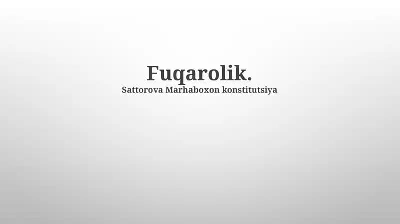 Fuqarolik
