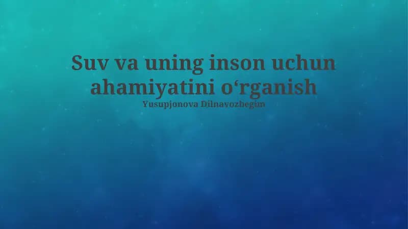 SUVlarning ekologik ta'siri