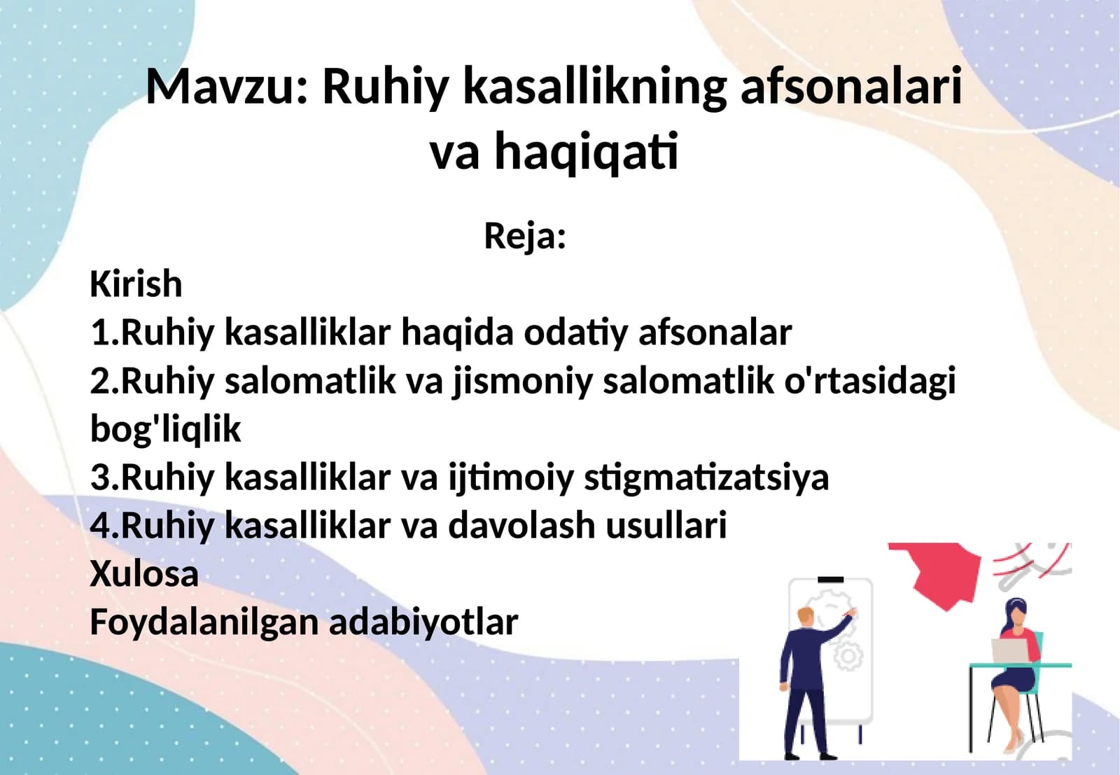 Ruhiy kasallikning afsonalari va haqiqati