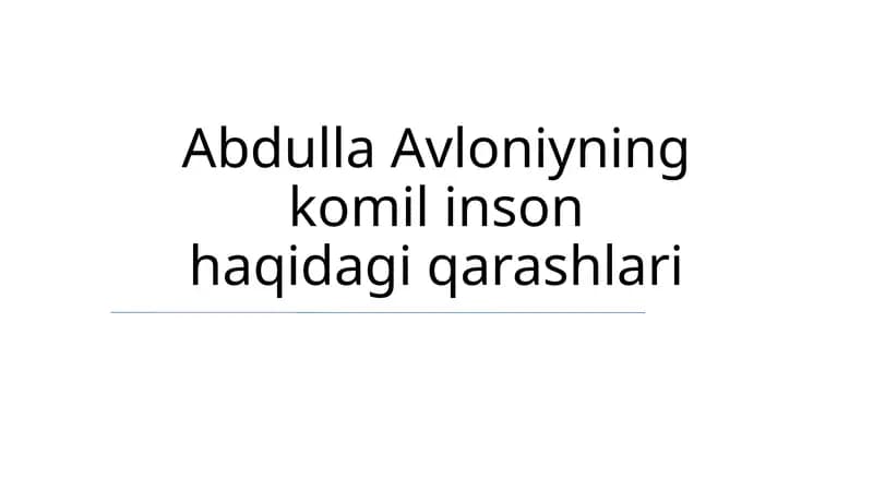 Avlo'niyning Merosı: Ta'siri va Ahamiyati