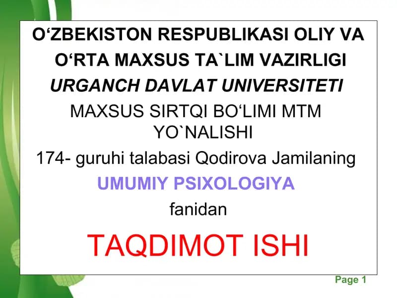 Ong va ruhiyat