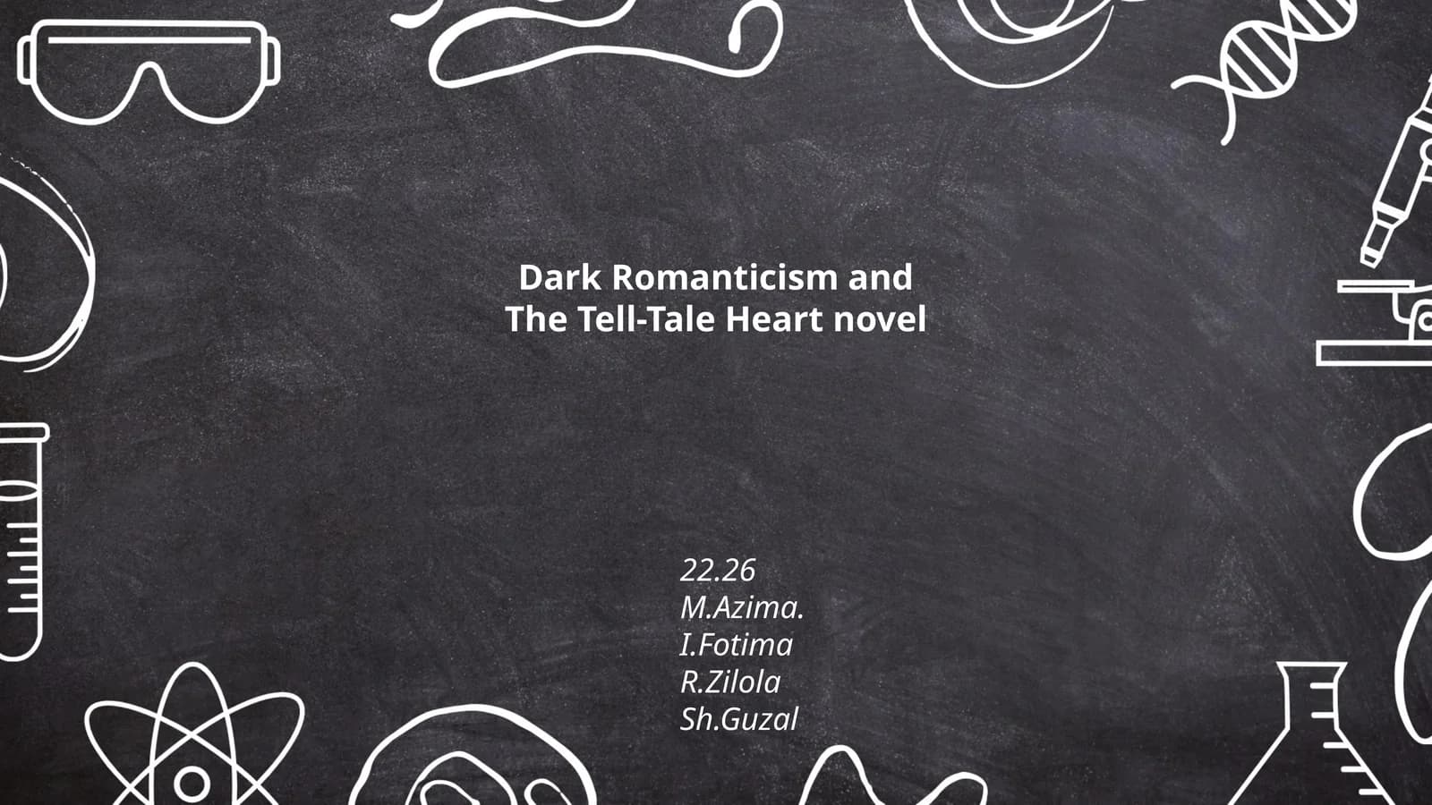 Dark Romanticism and The Tell-Tale Heart novel