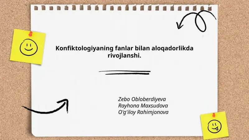Konfiktologiya va psixologiya