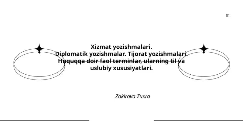 Xizmat yozishmalari