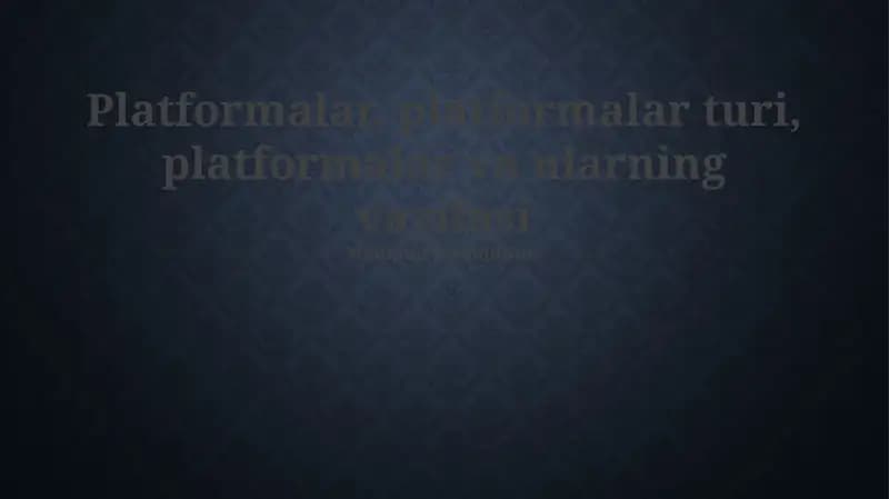 Apparat platformalar