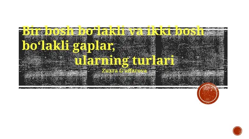 Ikki Bandli Gaplarning Turlari