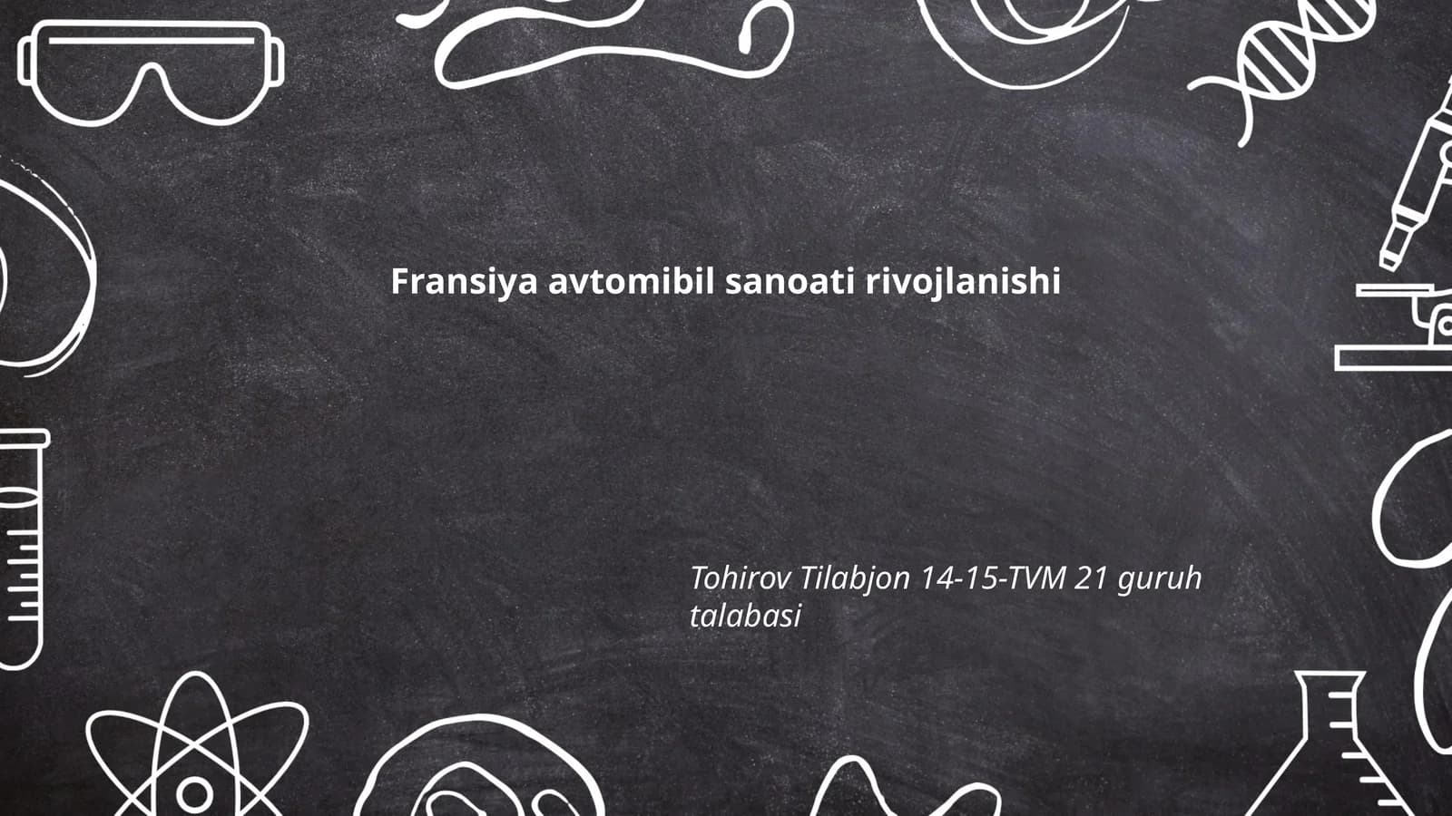 Fransiya avtomobil sanoati rivojlanishi