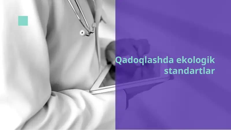 Qadoqlashda ekologik standartlar