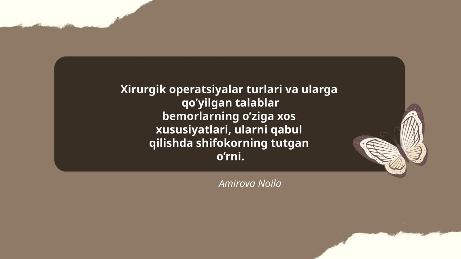 Xirurgik operatsiyalar turlari va ularga qo’yilgan talablar
