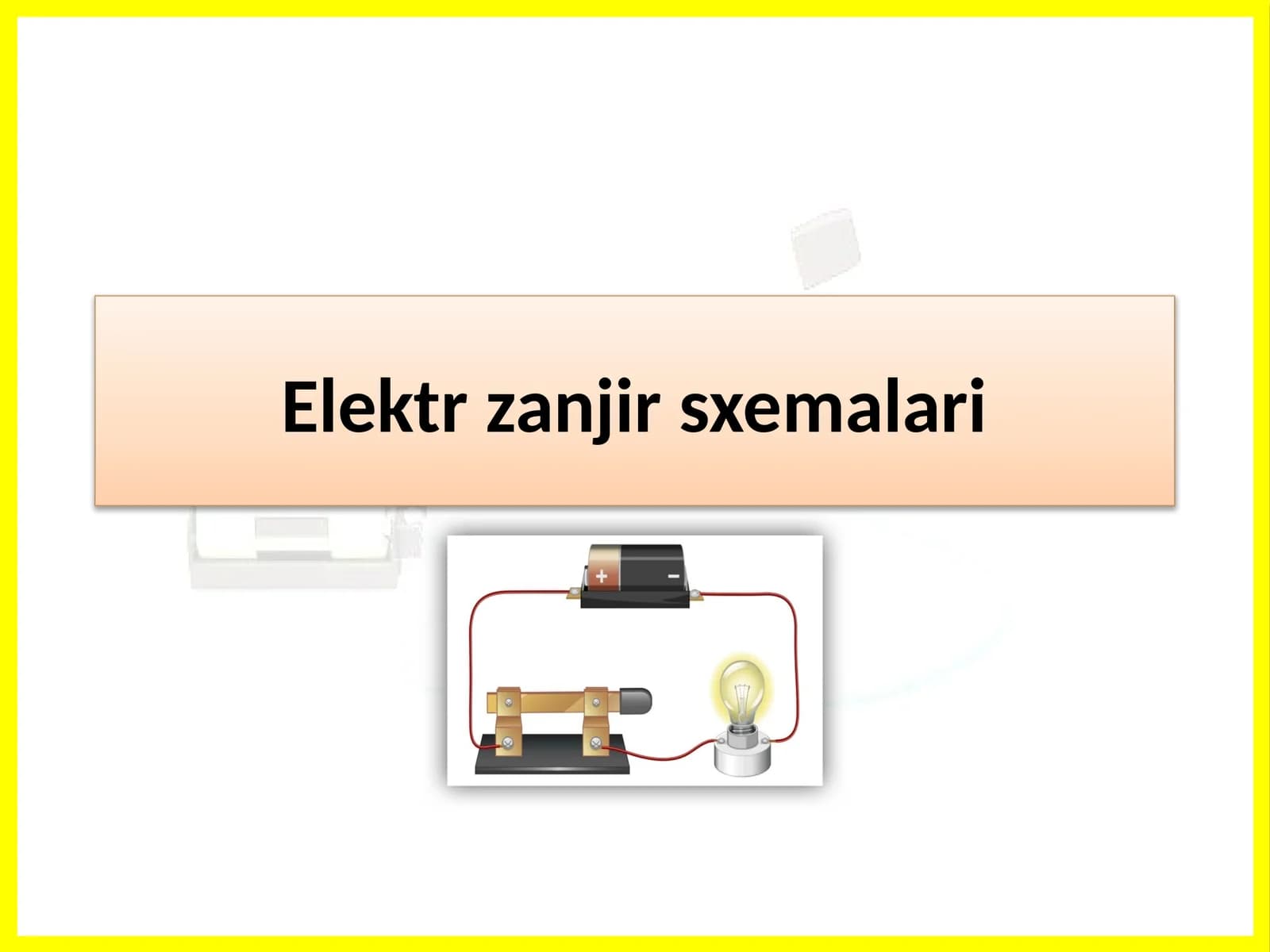 Elektrzanjirsxemalari