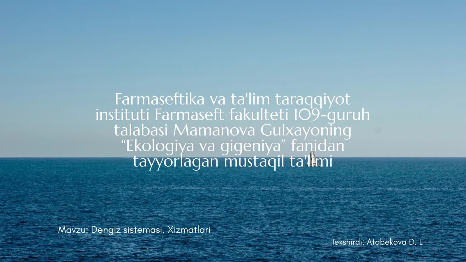 Dengiz Sistemasi