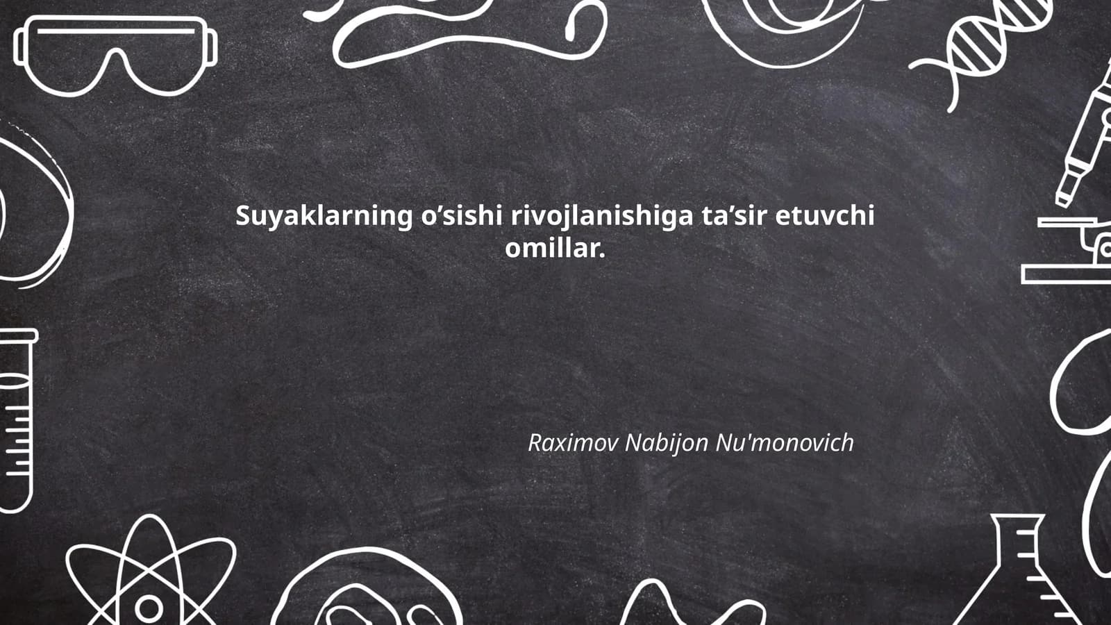 Tuproqning tarkibi va sifati