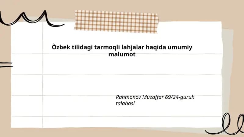 Tarmoqli lahjalar