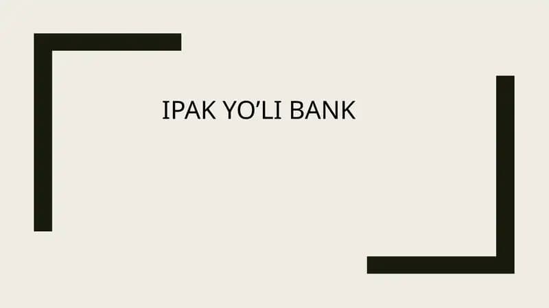 Ipak Yo'li Bank