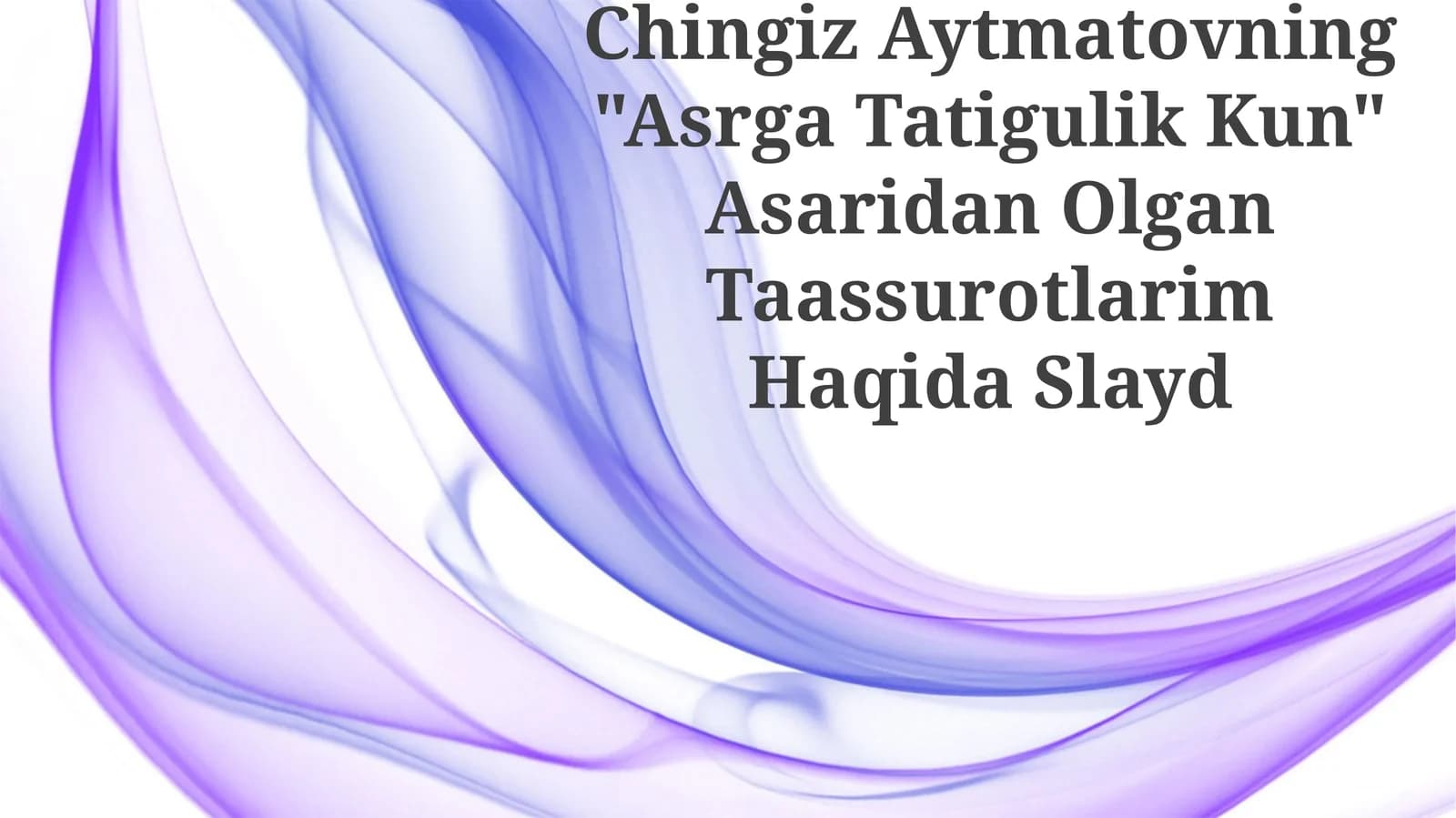 Asrga Tatigulik Kun