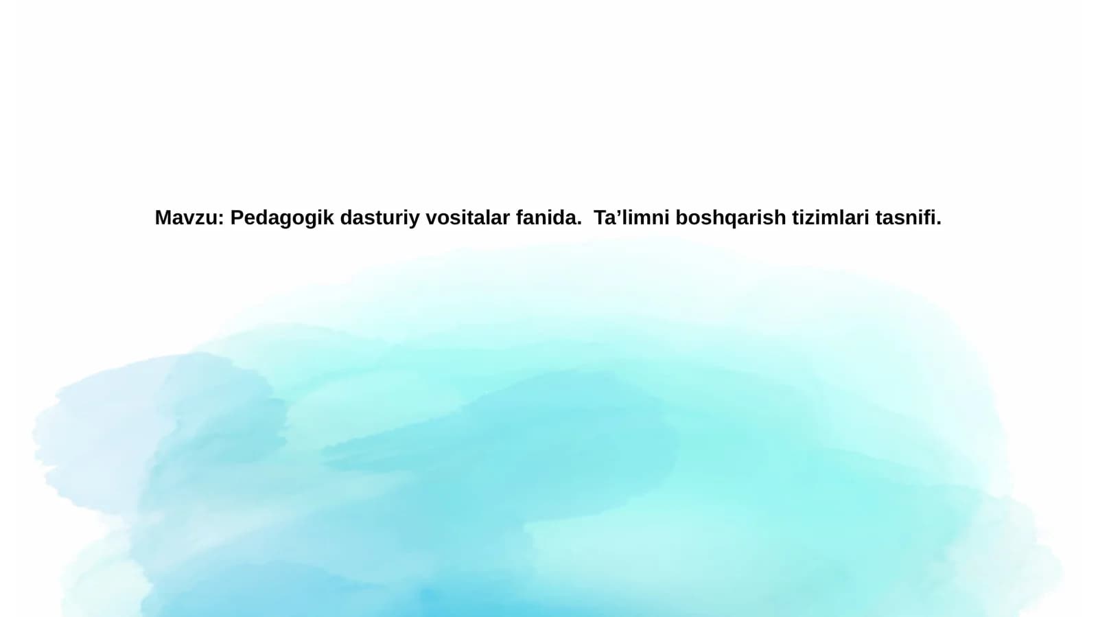 Ta'limni boshqarish tizimlari