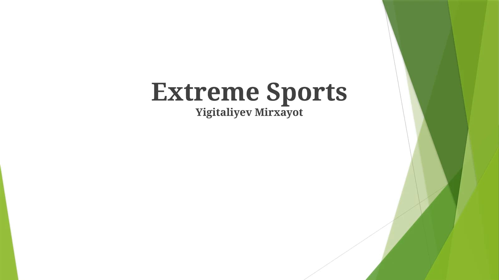 Extreme Sports