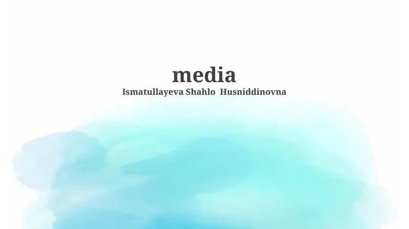 Understanding Media: From Past to Present