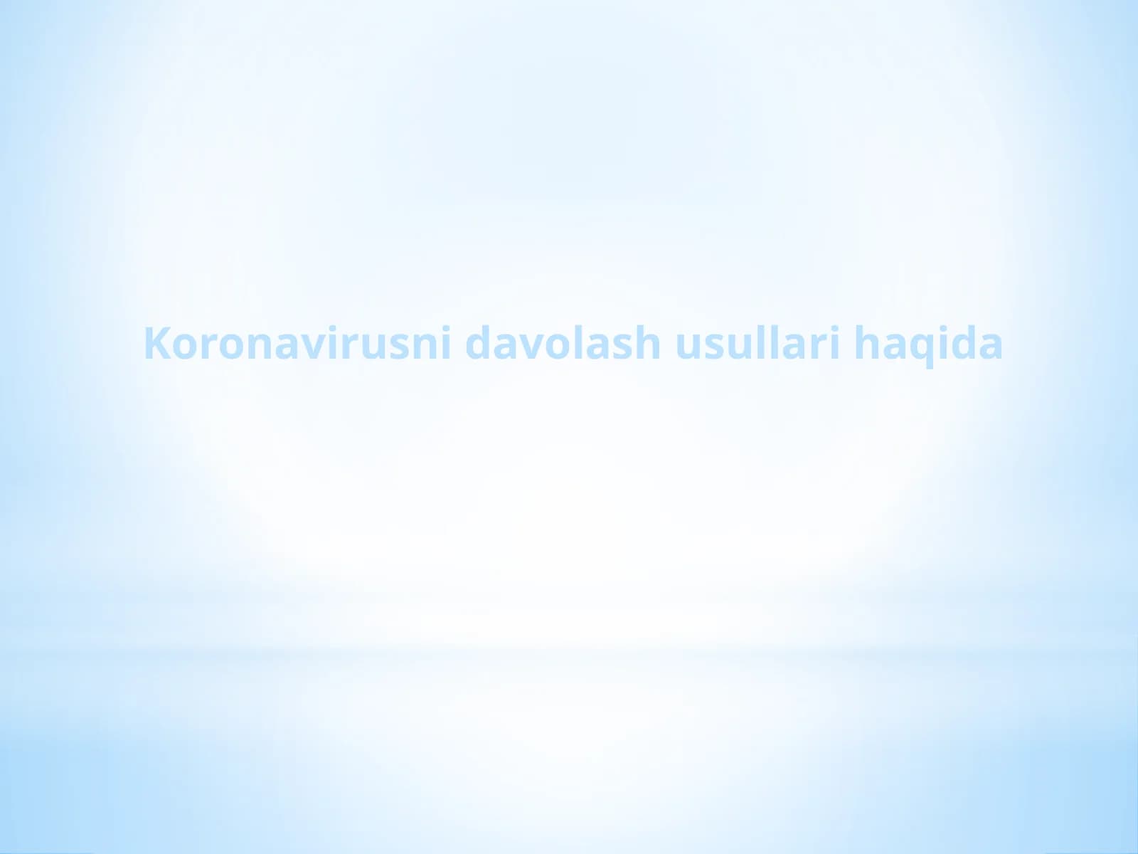 Koronavirusnidavolashusullarihaqida