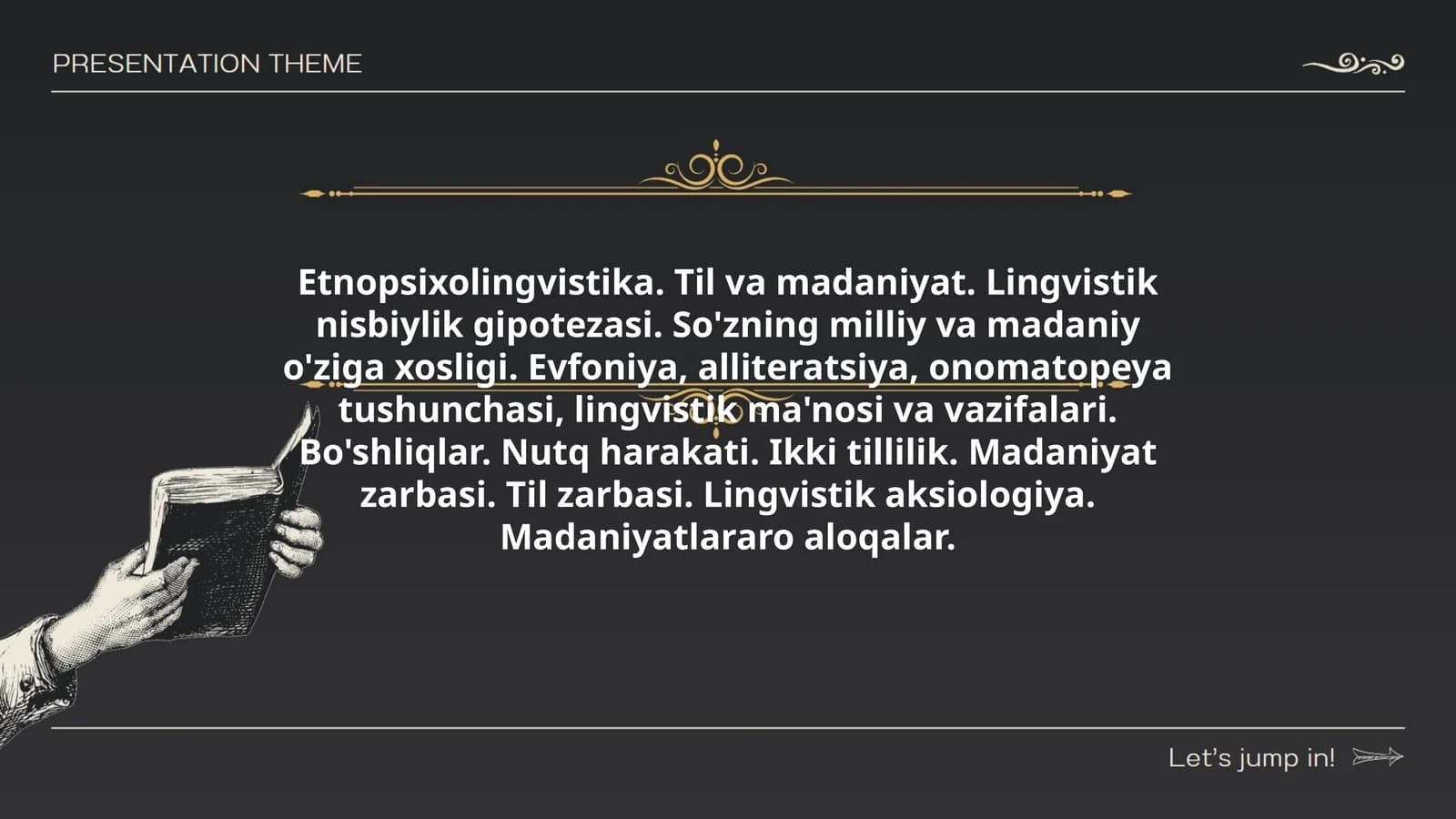 Etnopsixolingvistika. Til va madaniyat