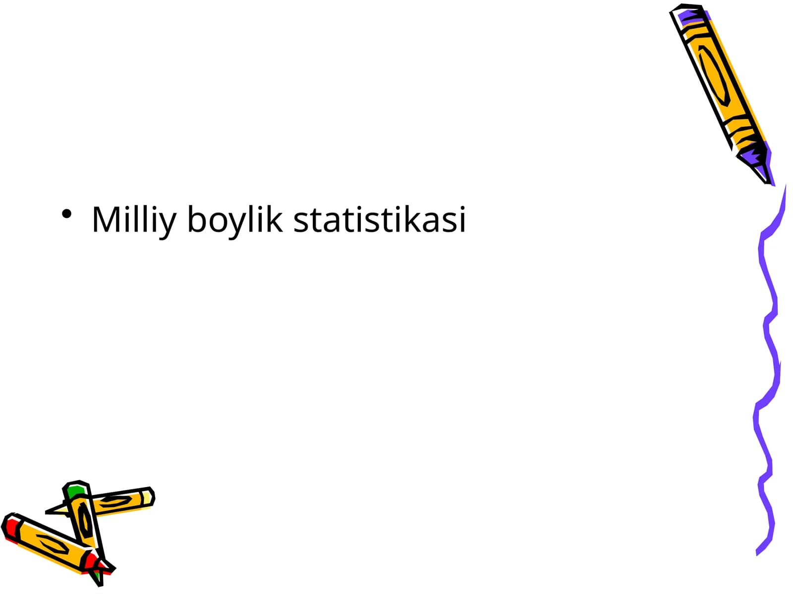 Milliy boylik statistikasi