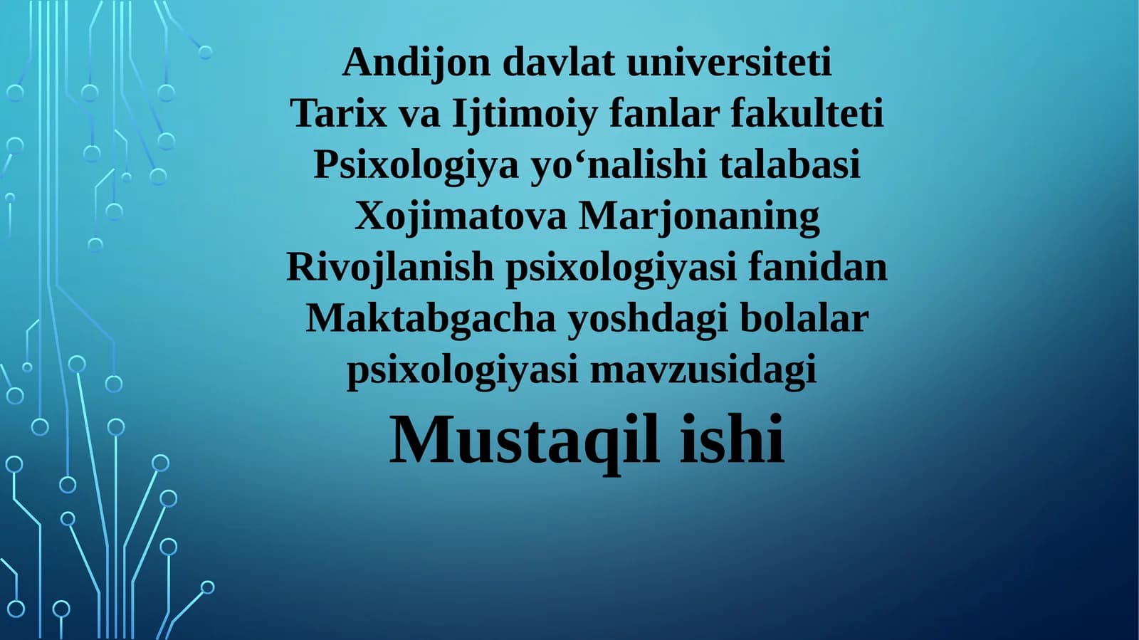 Maktabgacha yoshdagi bolalar psixologiyasi