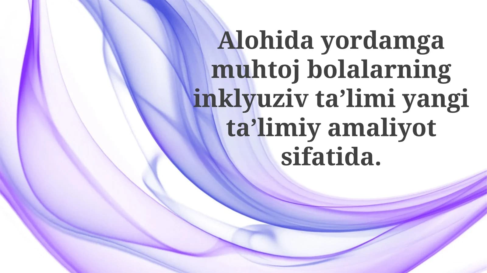 Inklyuziv Ta'limni Tushunish
