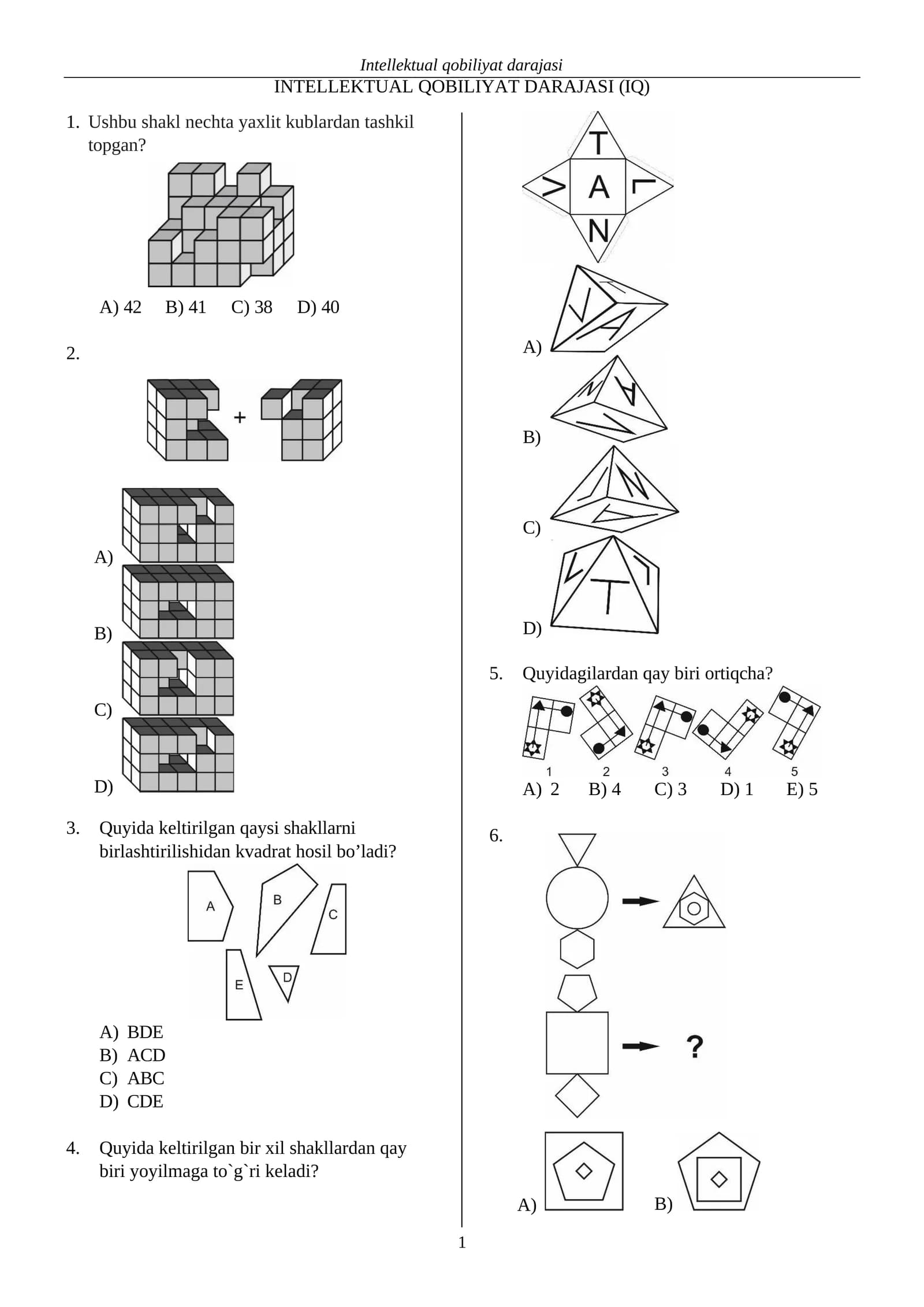 IQ test
